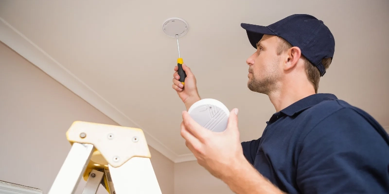 detector de humo en el hogar instalación