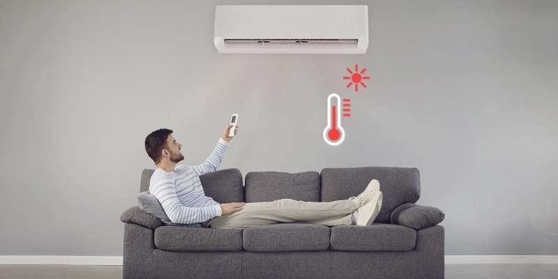 aire acondicionado genera calor