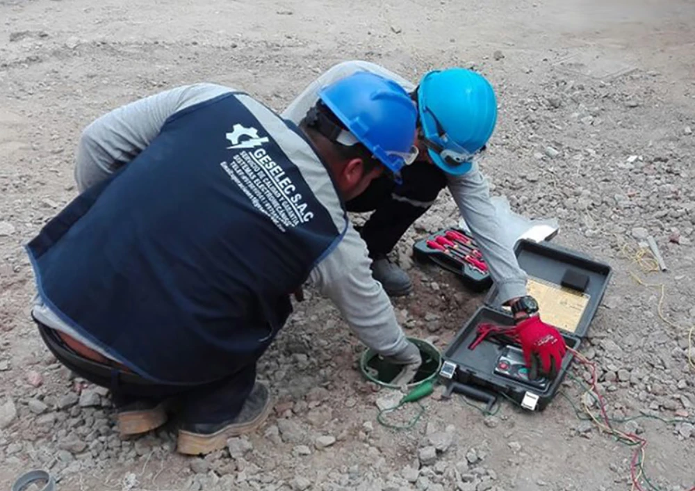 distribución eléctrica sistemas pozo a tierra