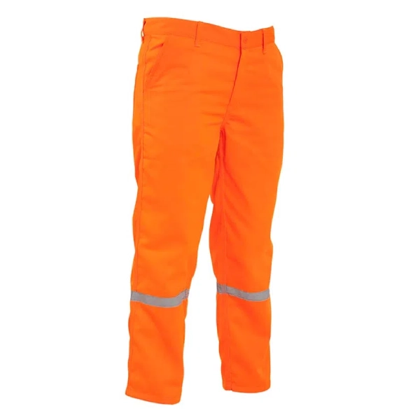 pantalon drill naranja