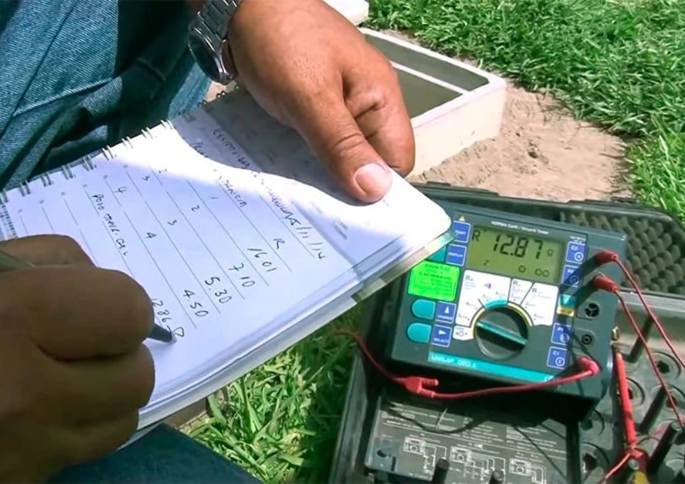 pozo a tierra funcionando cómo saber