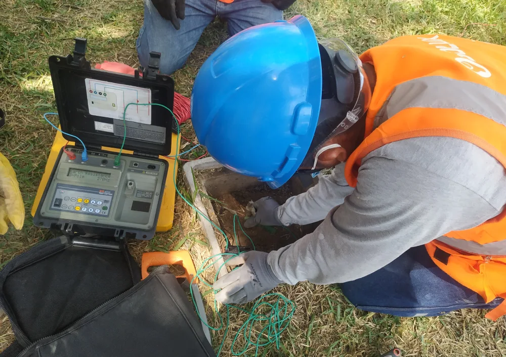 seguridad eléctrica conexion pozo a tierra