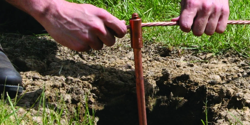 componentes básicos sistema de pozo a tierra