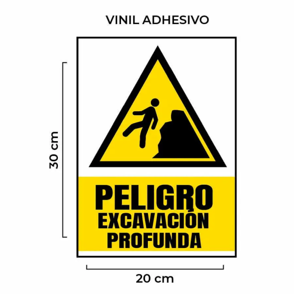 senal-adhesivo-peligro-excavacion