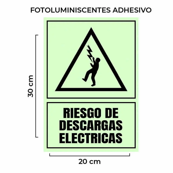 senal-riesgo-de-descargas-fotoluminiscente