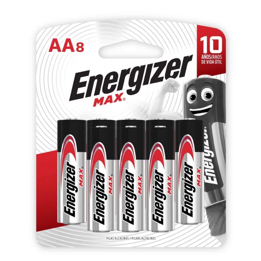 pila max AA-8 energizer