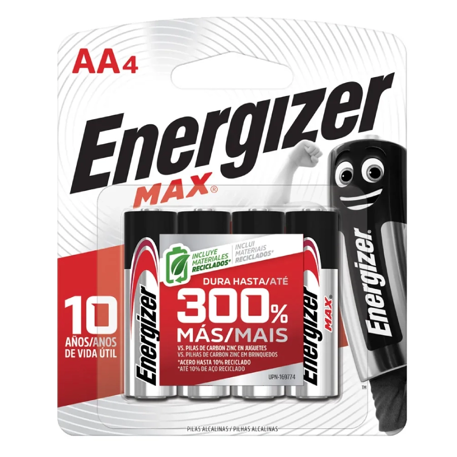 pila max AA4 energizer