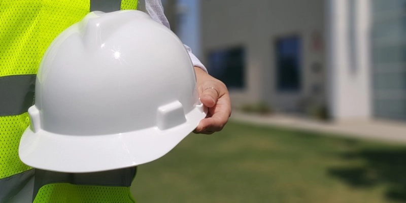 casco seguridad blanco