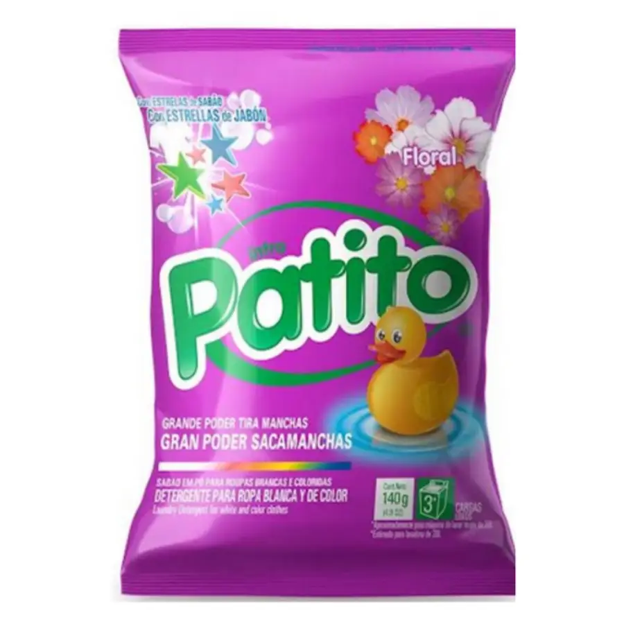 detergente patito 140 gr floral