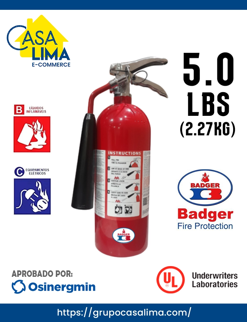 Venta y Recarga de EXTINTORES BADGER Venta y Recarga de EXTINTORES BADGER