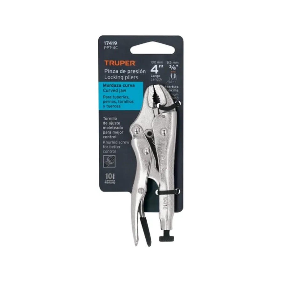 alicate de presion curvo 17419