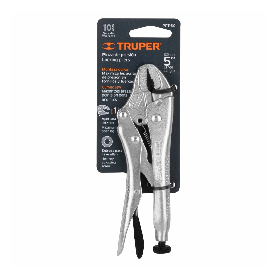 alicate de presion curvo 17420