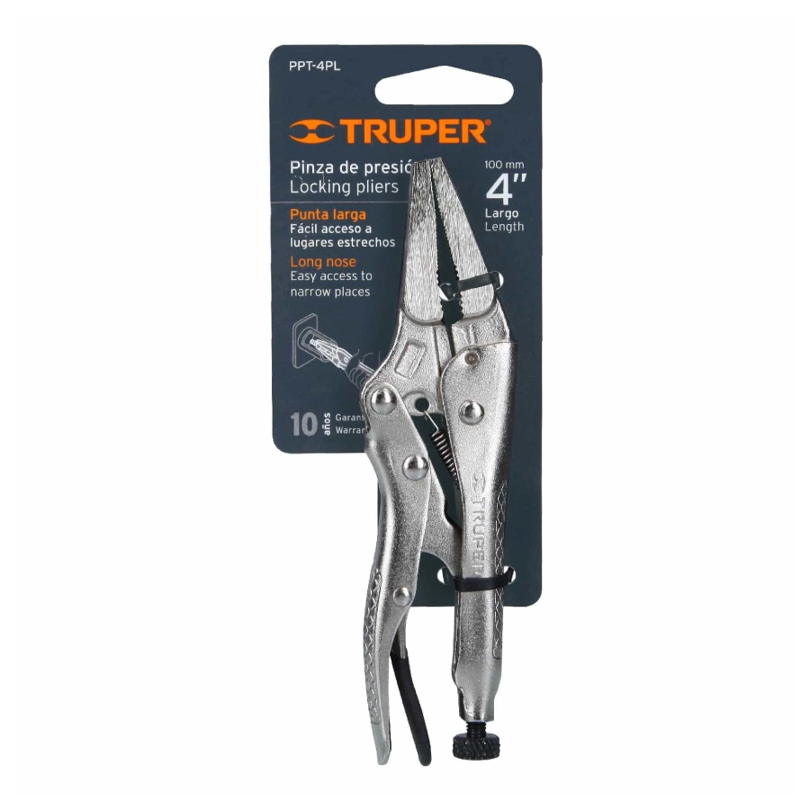 alicate de presion largo 17434