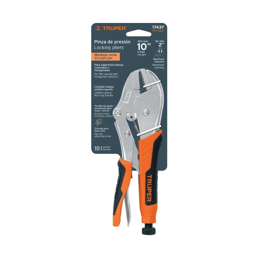 alicate de presion recto 17437