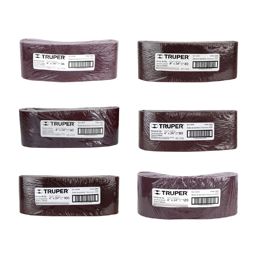 bandas de lija 4 x 24