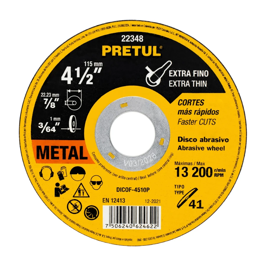 disco abrasivo 22348