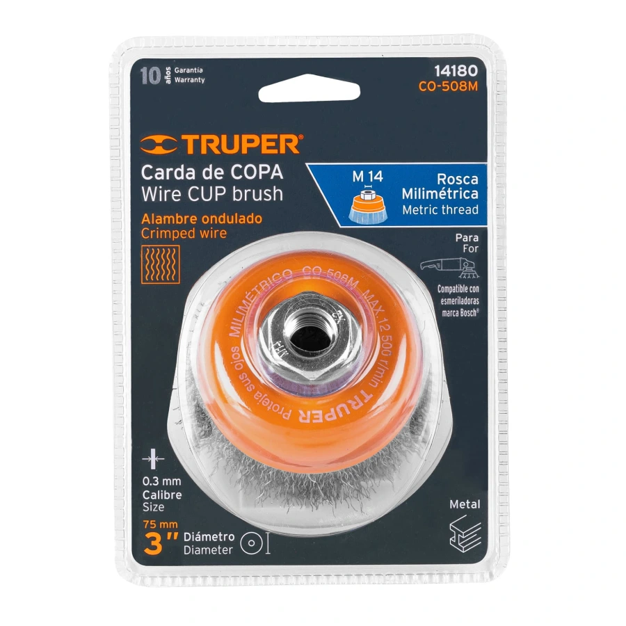 escobilla tipo copa 14180