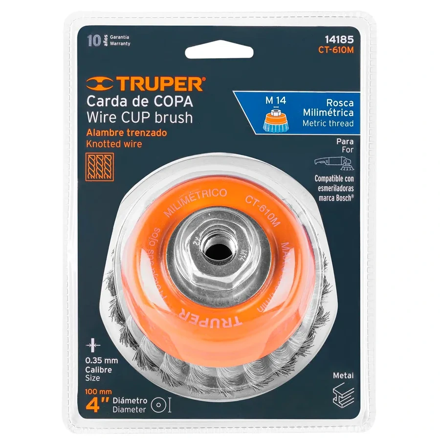 escobilla tipo copa 14185