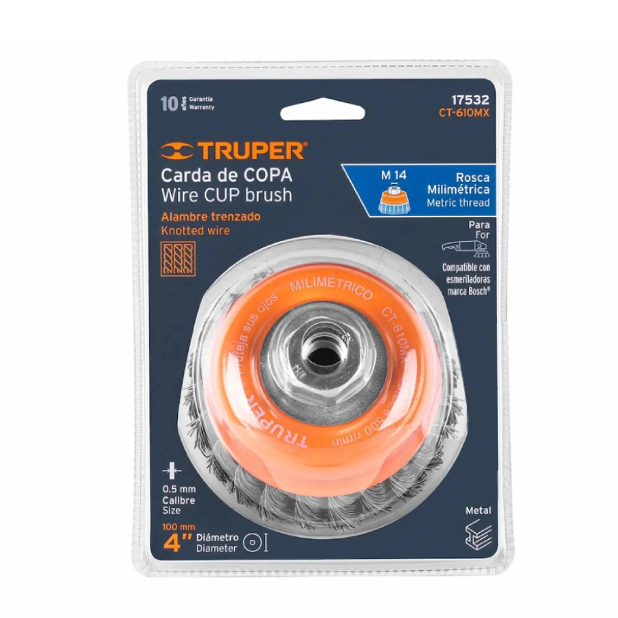 escobilla tipo copa 17532