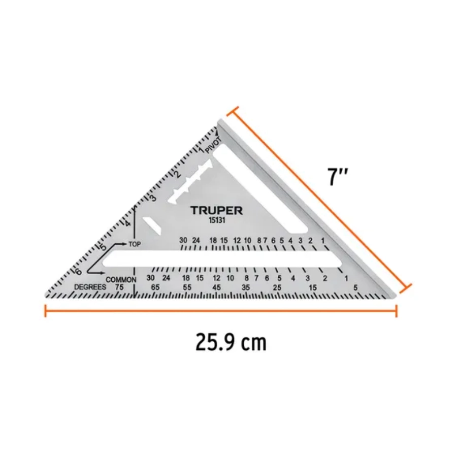 escuadra truper 15131