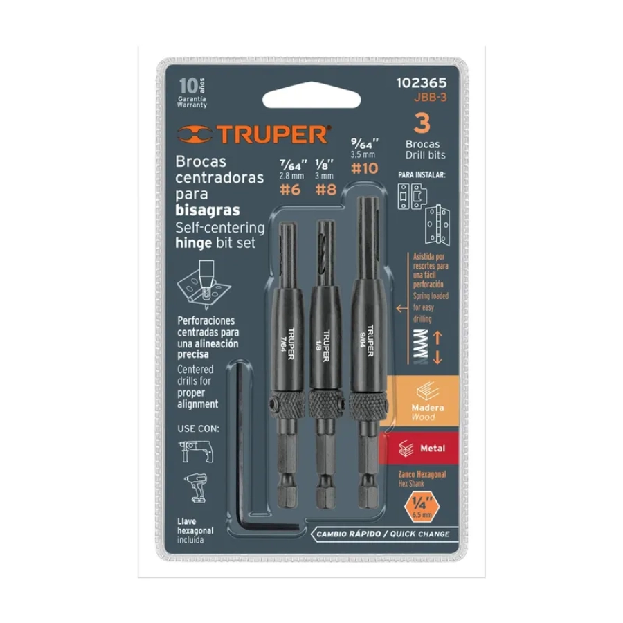 juego de brocas centradoras 102365