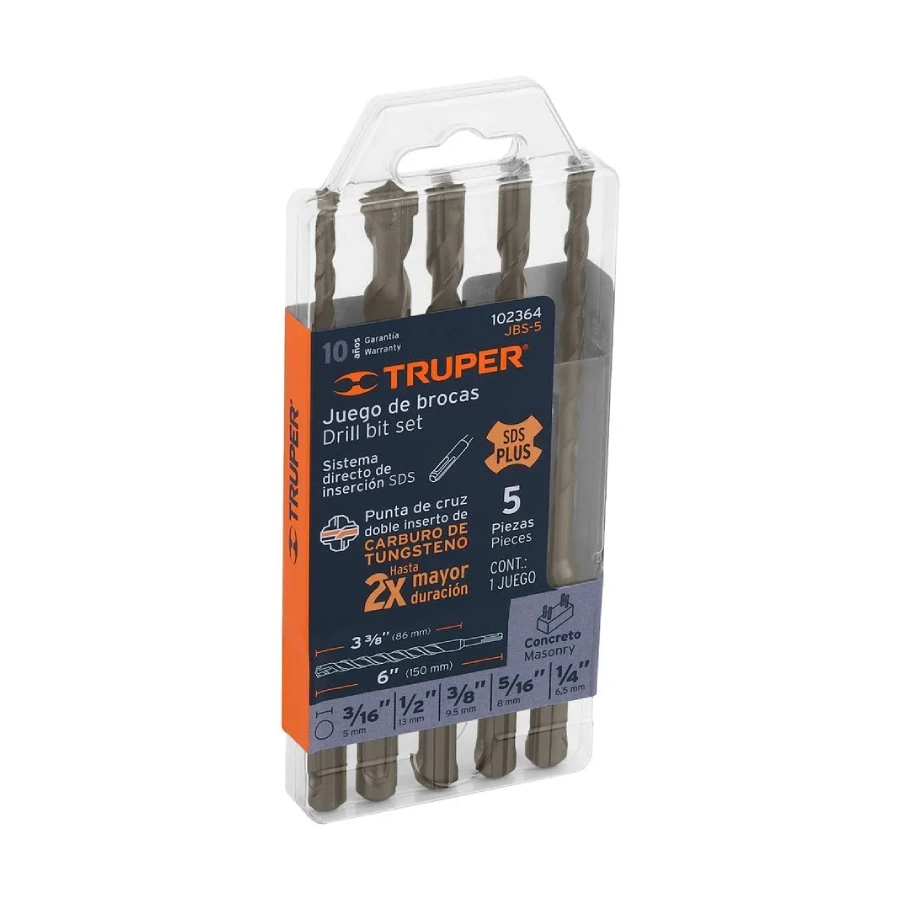 juego de brocas sds 102364