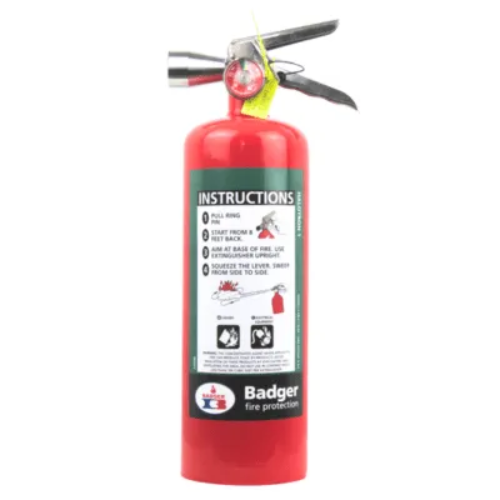 Extintor PQS (ABC) de 5.0LBS Halotron de 4.8kg – Badger