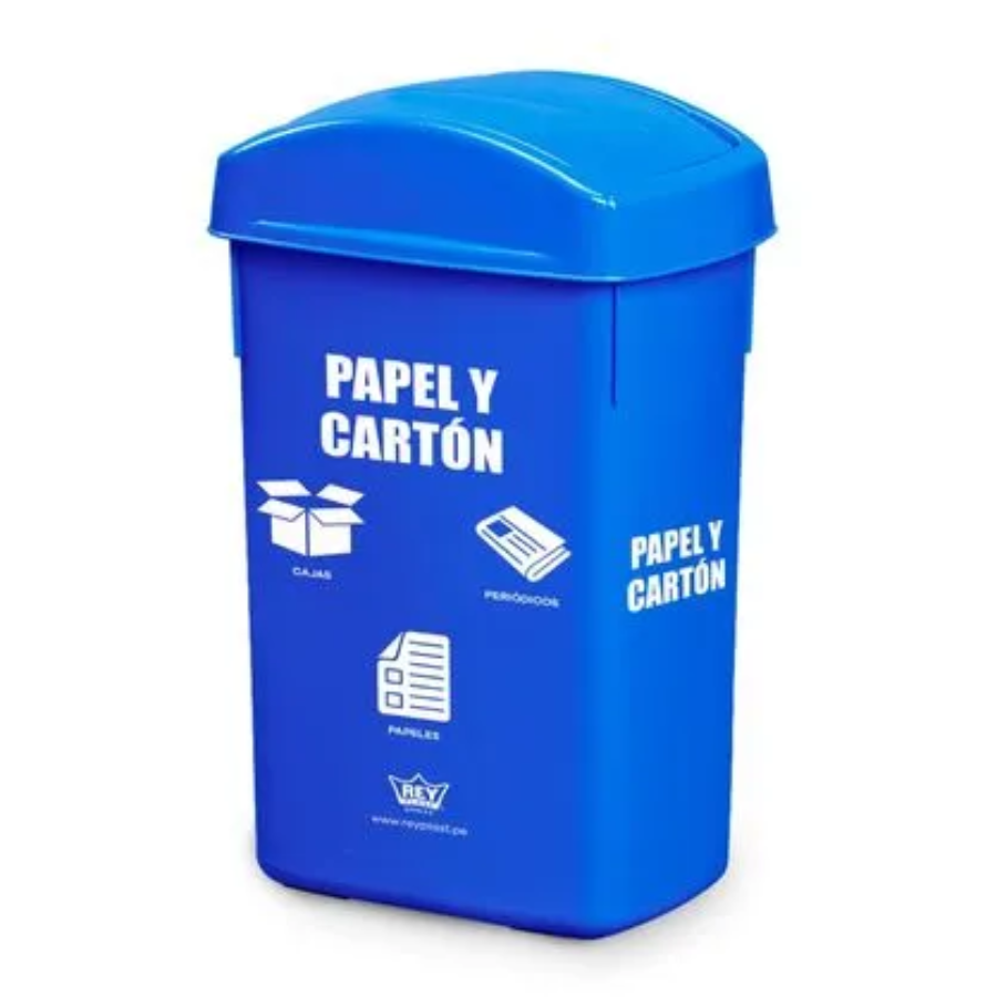 Papelera rectangular #30  de 27.8 Lt