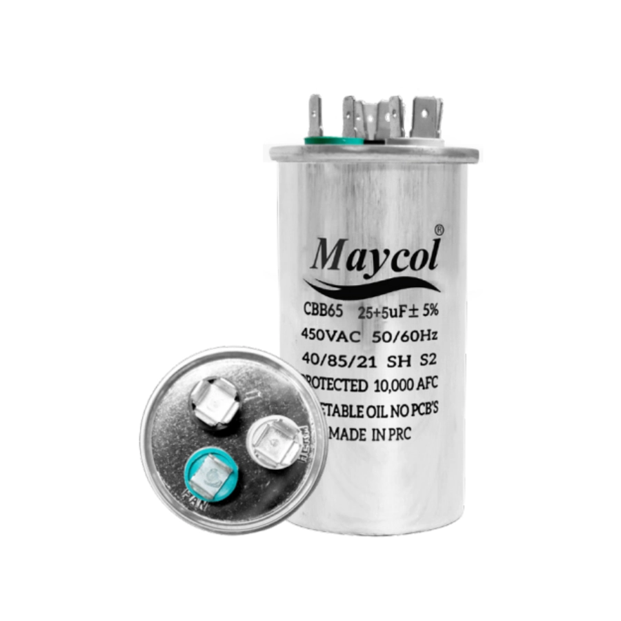 capacitor a/a 25+5 mfd - hy-a25+5 capacitor a/a 25+5 mfd - hy-a25+5