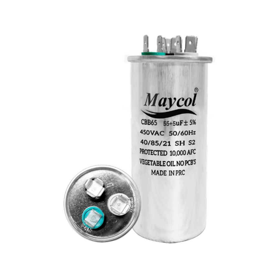 capacitor a/a 55+5 mfd - hy-a55+5 capacitor a/a 55+5 mfd - hy-a55+5