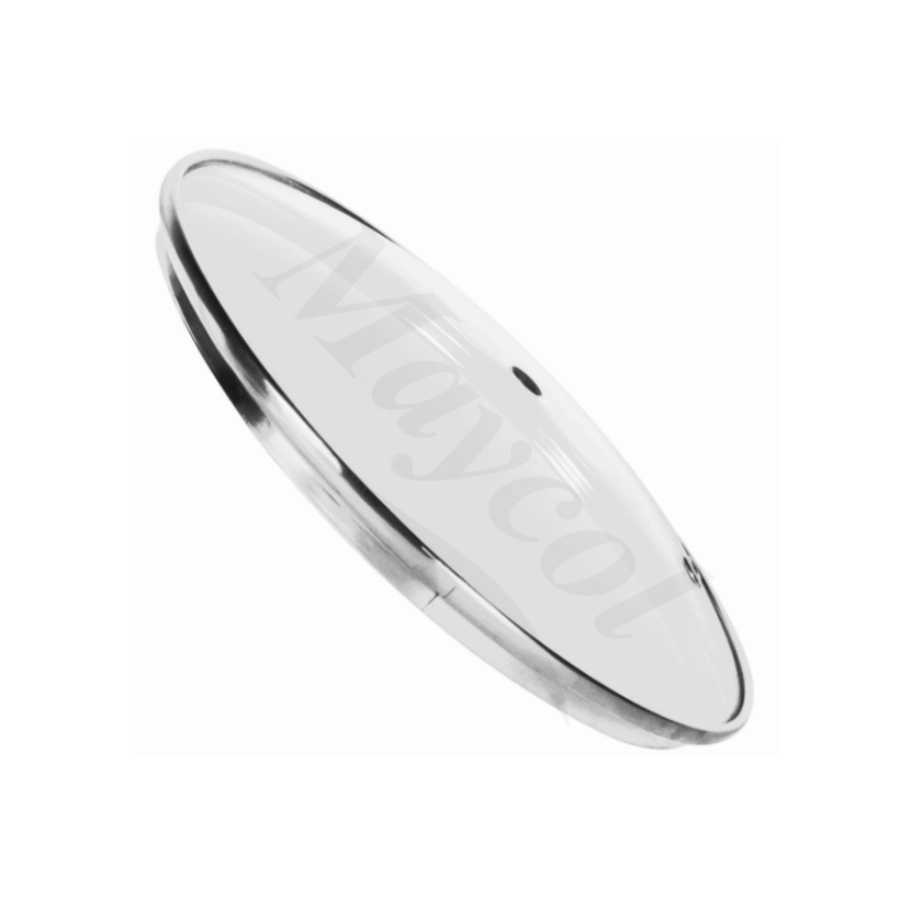 tapa de vidrio con pestaña de 22 cm - lid-0022