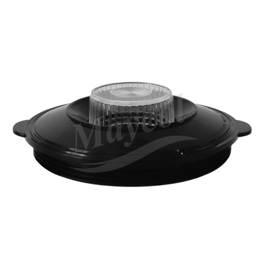 tapa negra para vaso sanyo de vidrio grande - bh-002