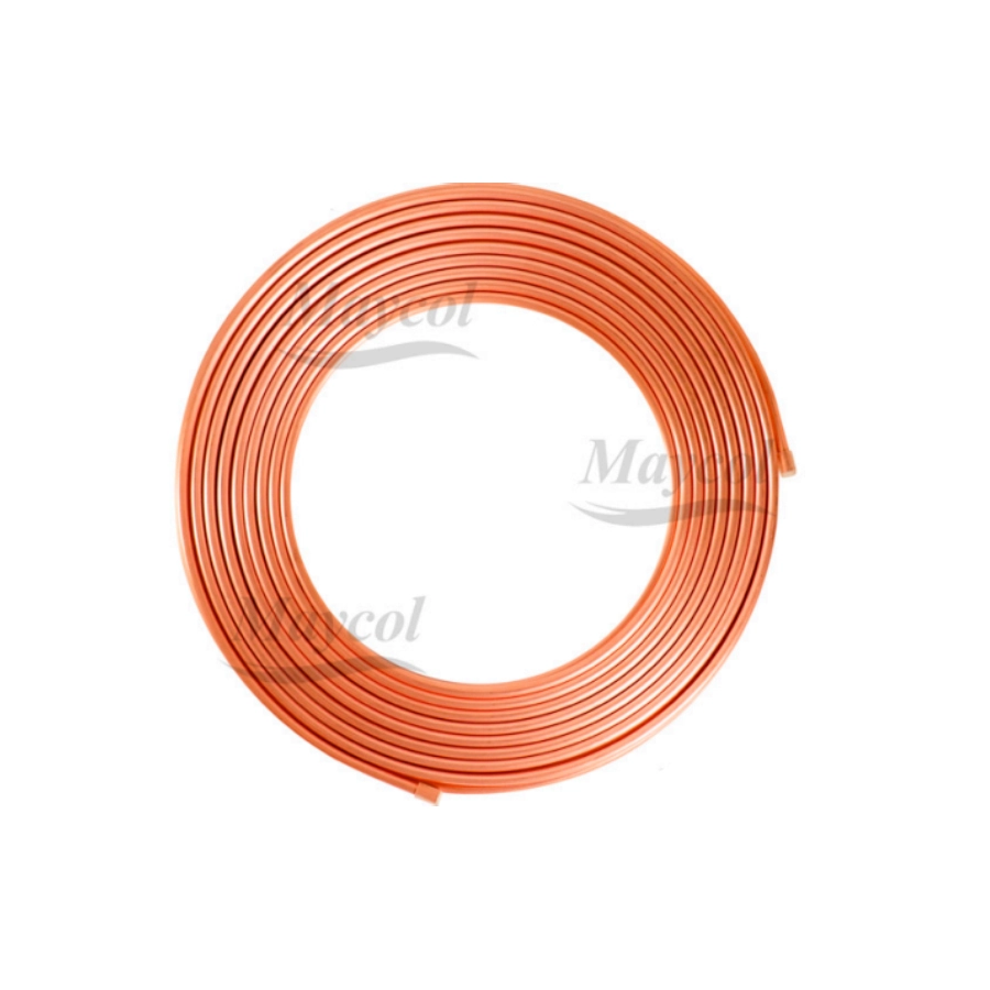 tubería flexible de cobre 1/4*0.61mm*15mts - rtc-1/4