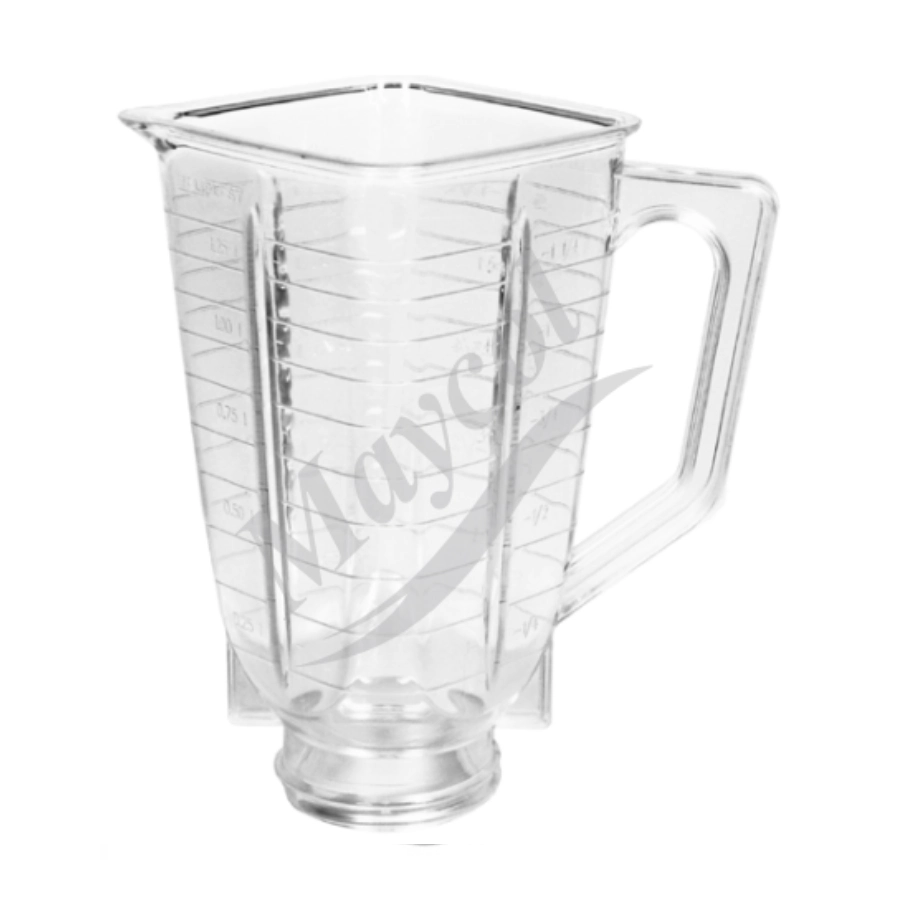 vaso plastico cuadrado de 1.25l - mal-030