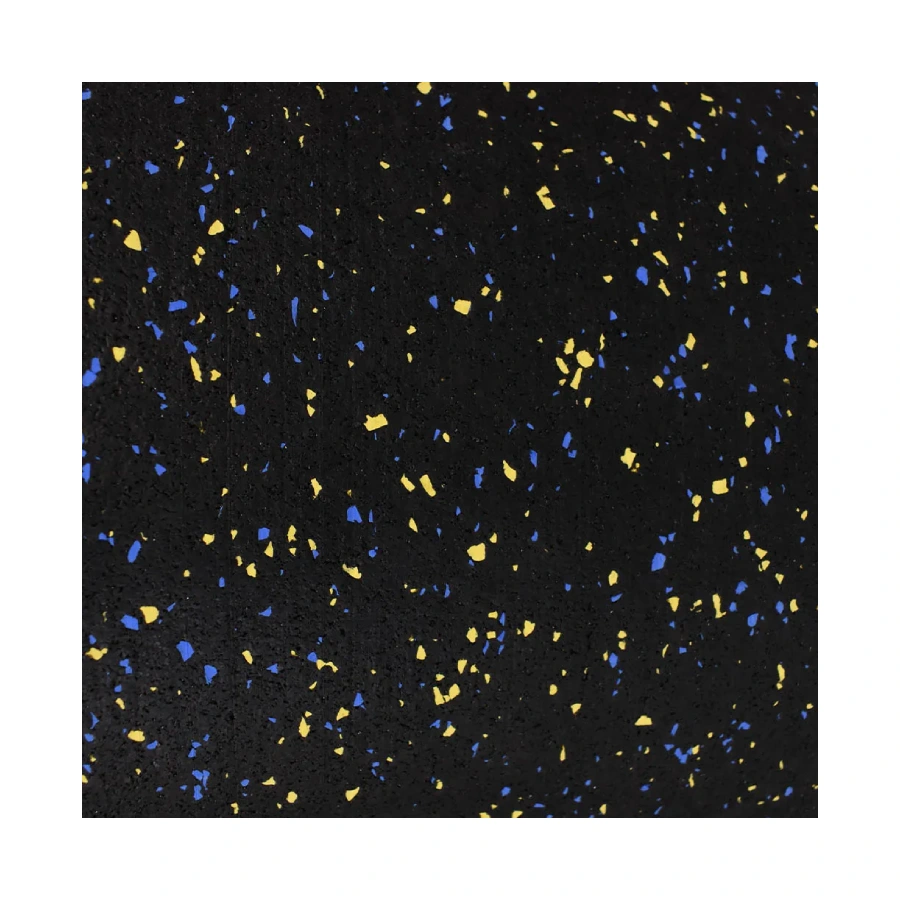 piso gym matting 4mm negro/azul/amarillo