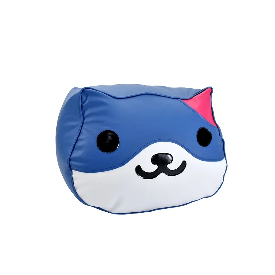 puff de gatito azul