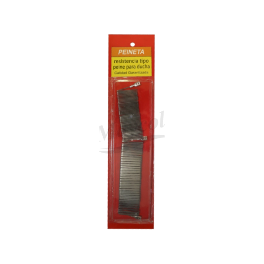 resistencia eléctrica peineta grande terminal tipo enchufe x 220v - nac-552-1