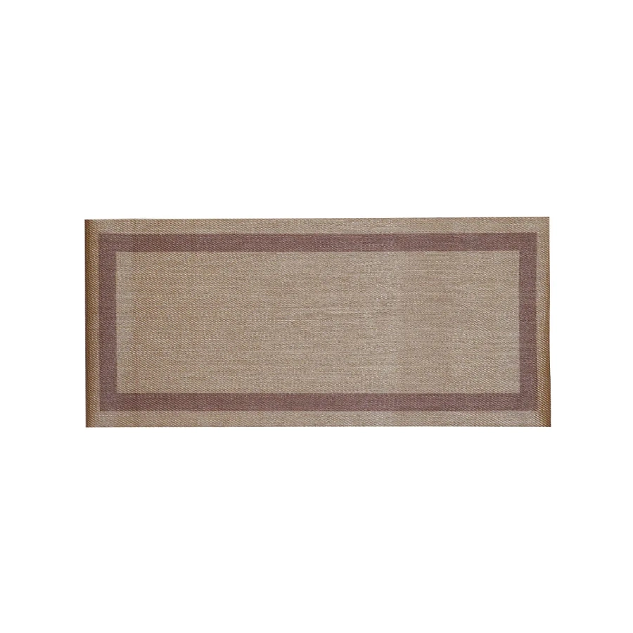 zeletto alfombra p/exterior ankara 0.60 x 1.40 mocca perlado
