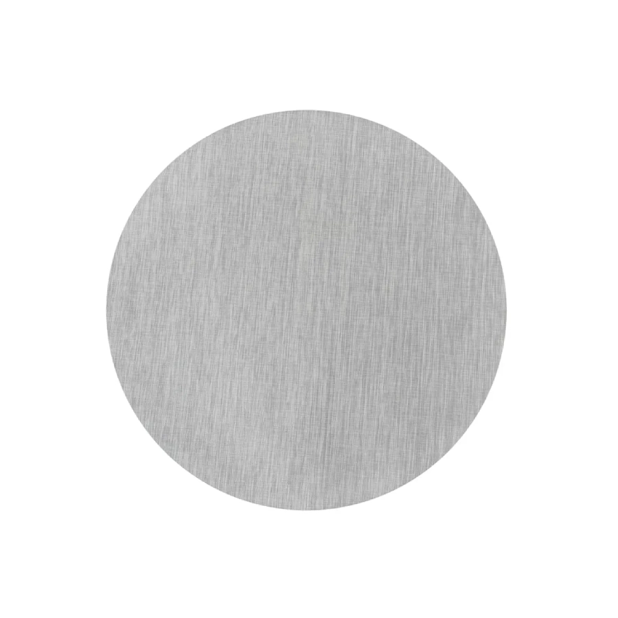 zeletto alfombra p/exterior ankara circ 1x1 mts gris