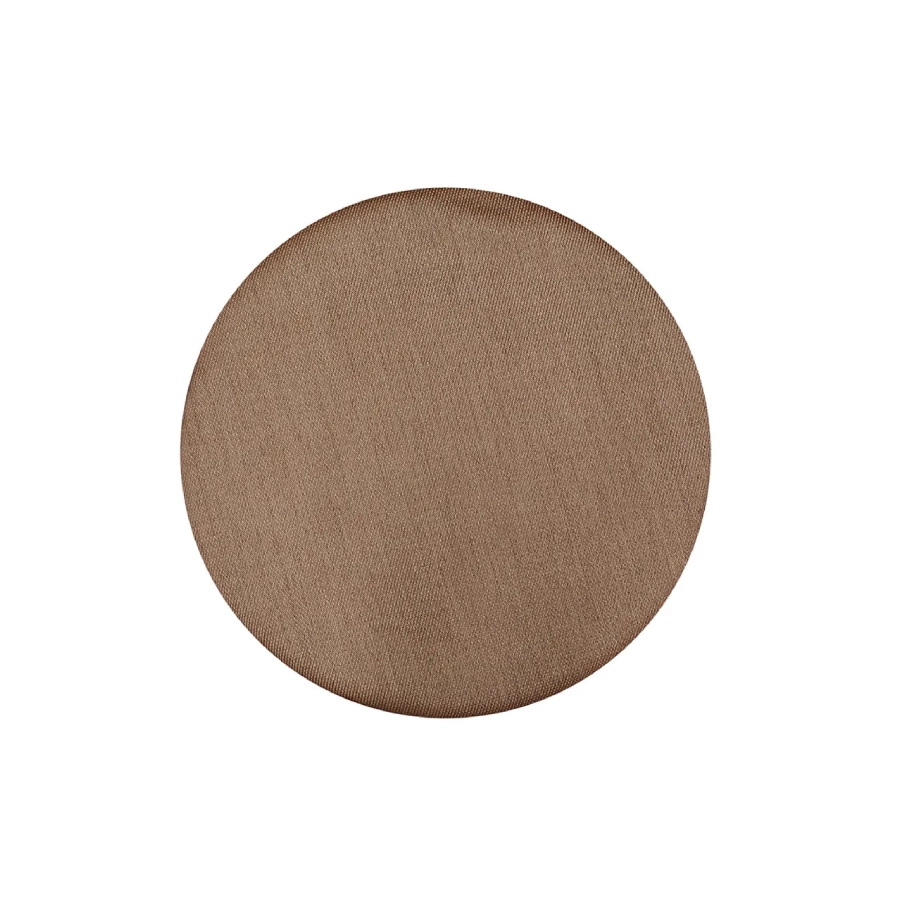 zeletto alfombra p/exterior ankara circ 1x1 mts mocca perlado