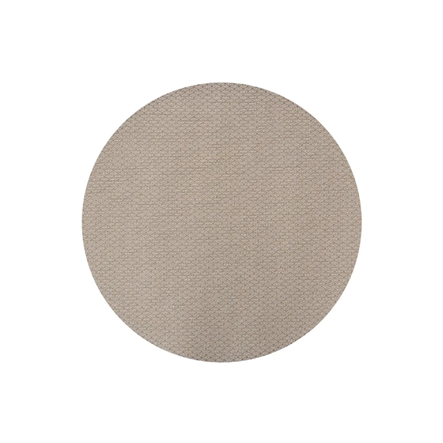 zeletto alfombra p/exterior viena circ 1x1 mts greige oro
