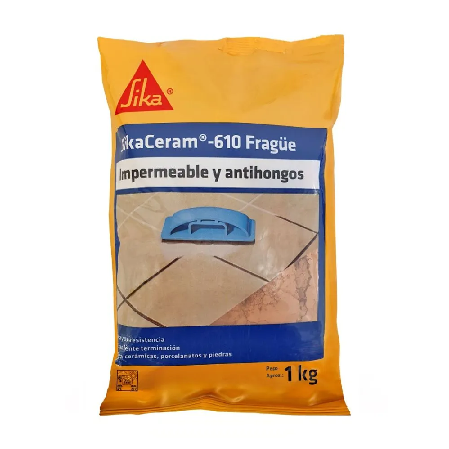 Fragua Sikaceram Pe Gris Plata x 1kg