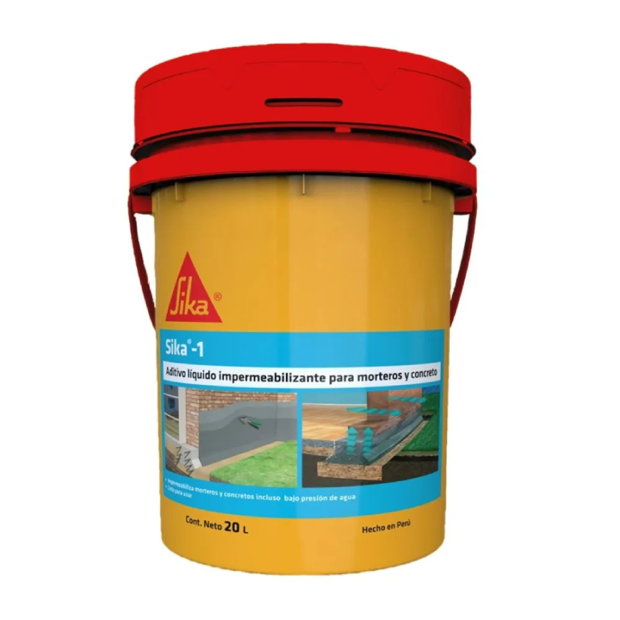 Sika-1 - Impermeabilizante de Concreto Líquido 20L