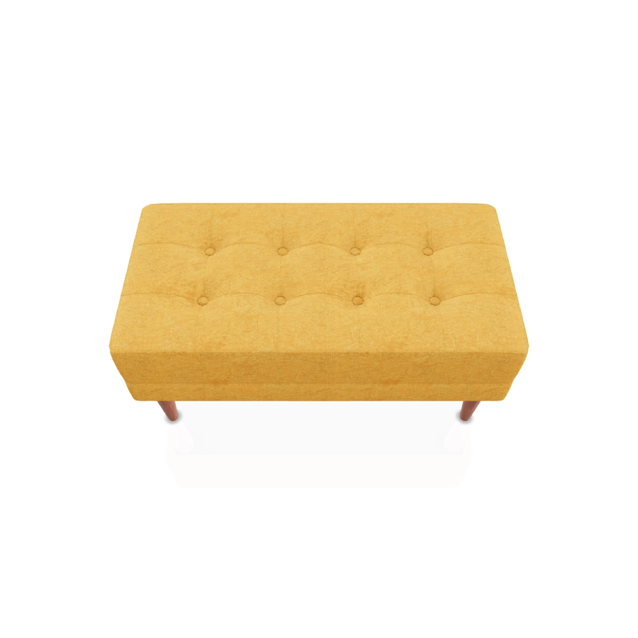 banqueta berenice tela microfibra italy amarillo