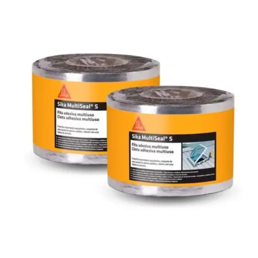 Sika Multiseal S aluminio Pack 2 Cintas Autoadhesivas de 10cm x 10m