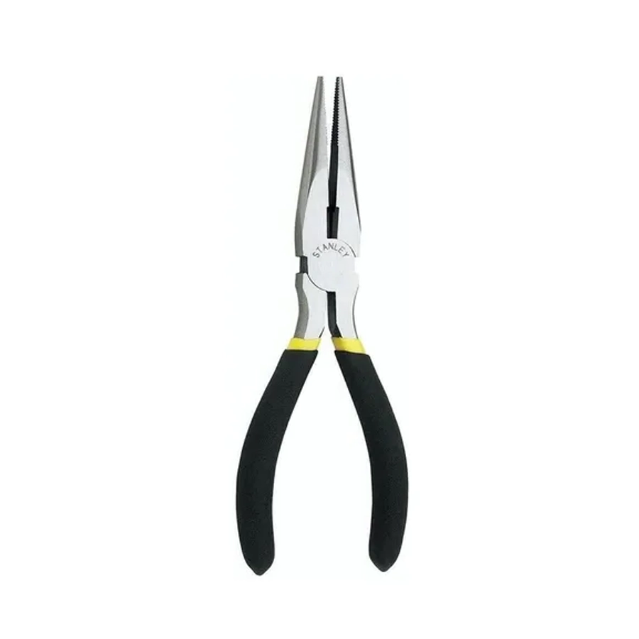 alicate punta larga con mango negro de 6" 84-101