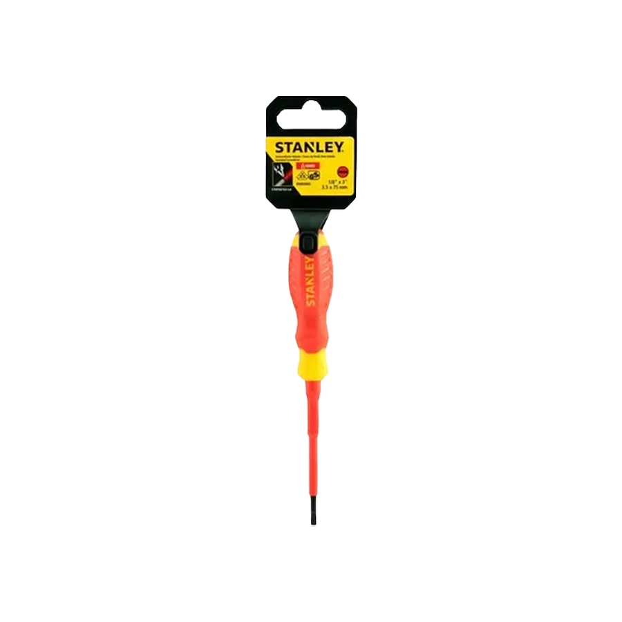 destornillador plano de 1/8" x 4" 1000v maxsteel stmt60163