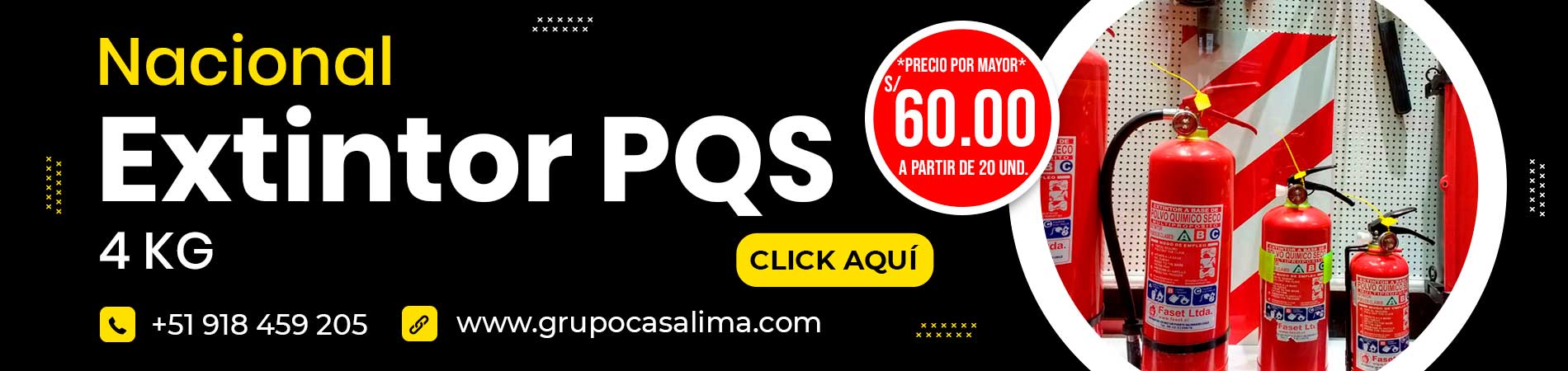 ¿Qué Son Los Extintores PQS?: Tipos, Capacidades, Tamaños — Grupo Casa Lima