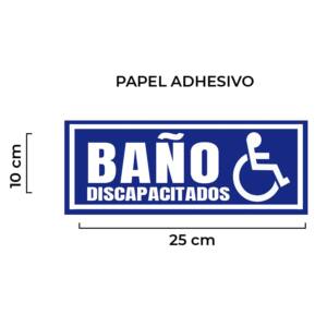 Venta de Señalética Baño Discapacitados Papel en Lima