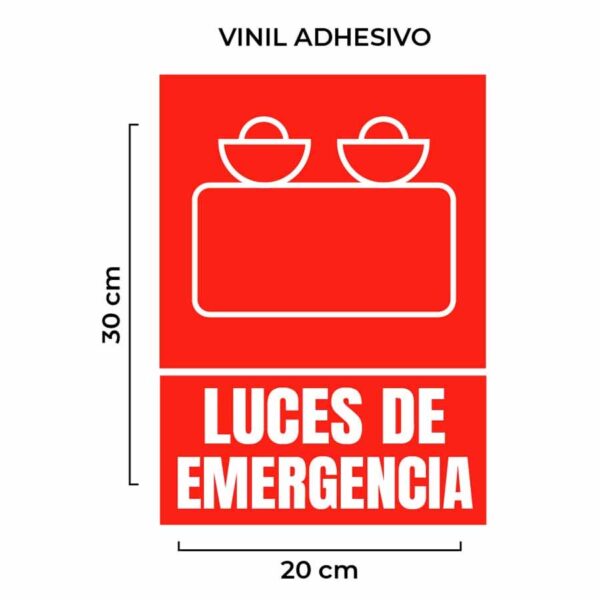 Venta de Señalética Luces de Emergencia Vinil Adhesivo sin Base Por Mayor y Menor en Perú